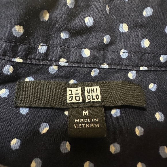 Uniqlo Blue button up Shirt - Picture 2 of 6